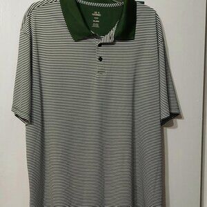 Men’s HAGGAR COOL 18 PERFORMANCE Pull Over Short Sleeve G&W Shirt – Size XXL/EEG